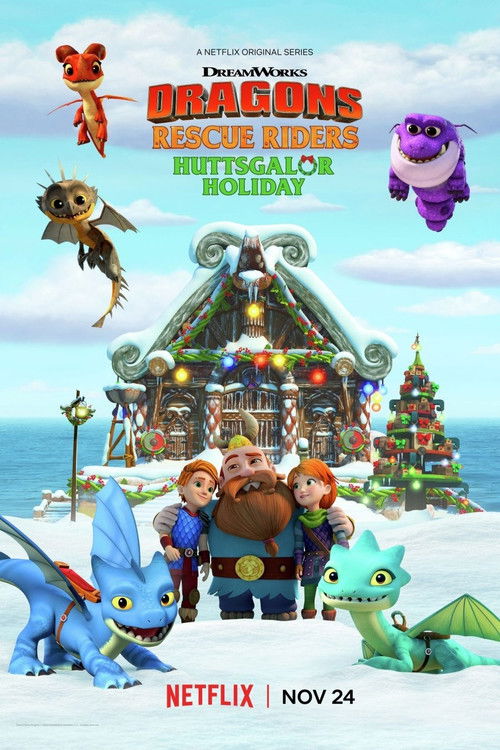 Dragons: Rescue Riders: Huttsgalor Holiday (2020) film posteri