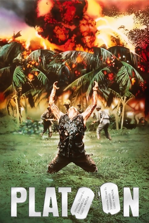 Platoon (1986) film posteri
