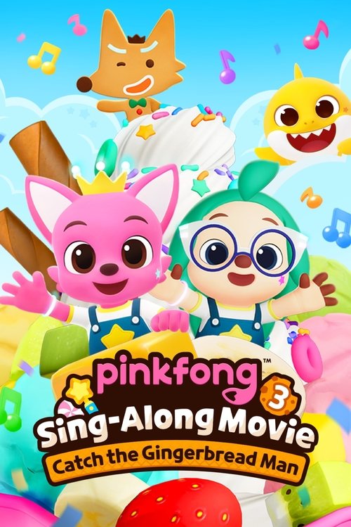 Pinkfong Sing-Along Movie 3: Catch the Gingerbread Man (2023) film posteri
