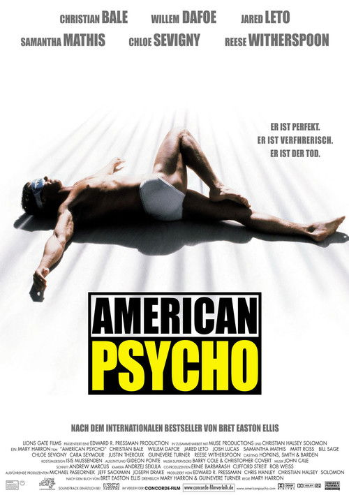 American Psycho (2000) film posteri