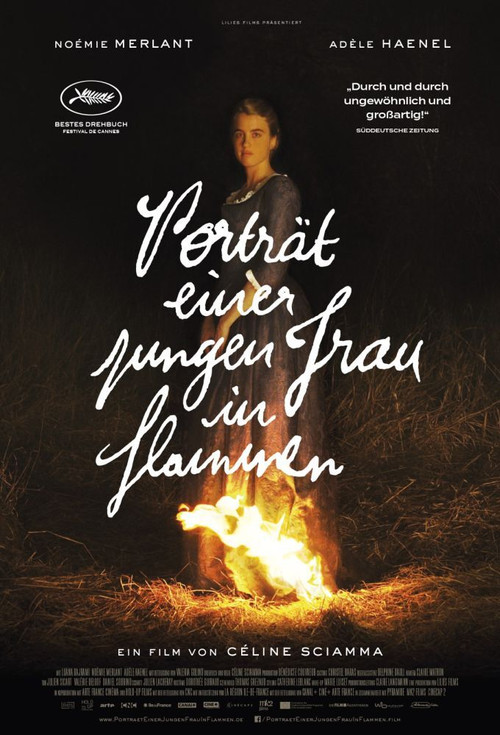Porträt einer jungen Frau in Flammen (2019) film posteri