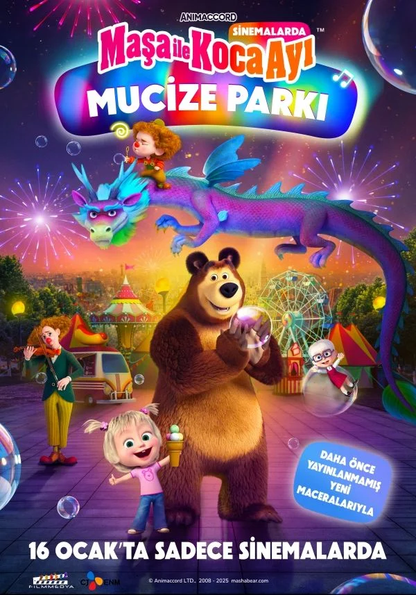 Maşa ile Koca Ayı Mucize Parkı (2026) film posteri