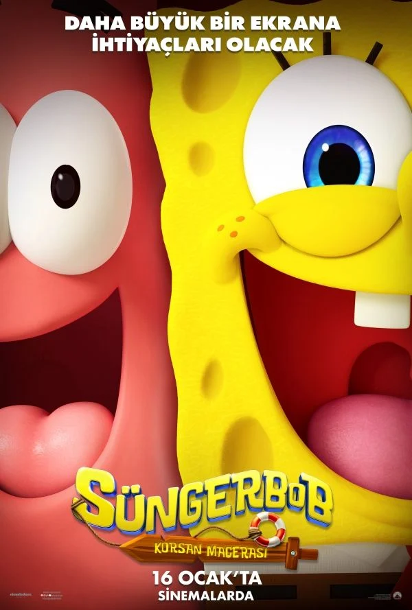 Süngerbob: Korsan Macerası (2026) film posteri