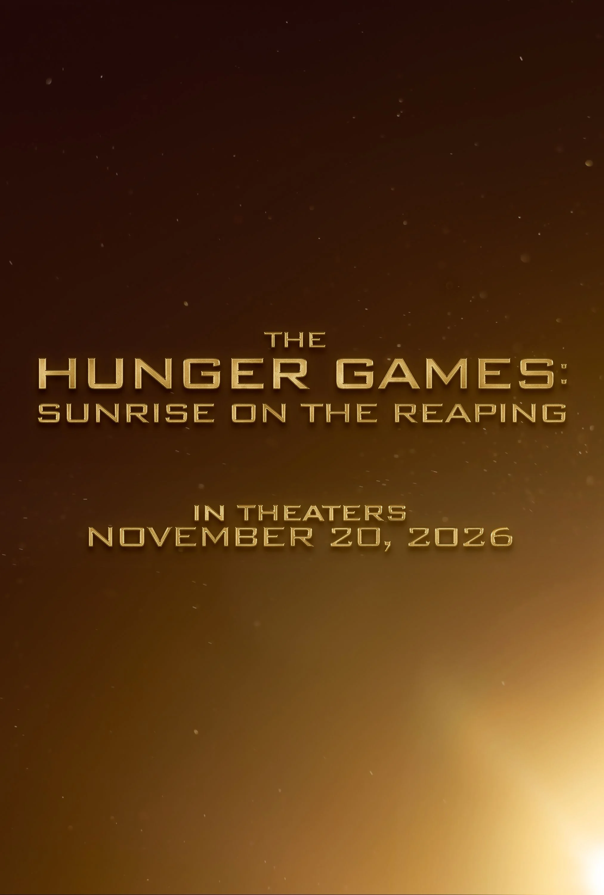 The Hunger Games: Sunrise On The Reaping (2026) film posteri