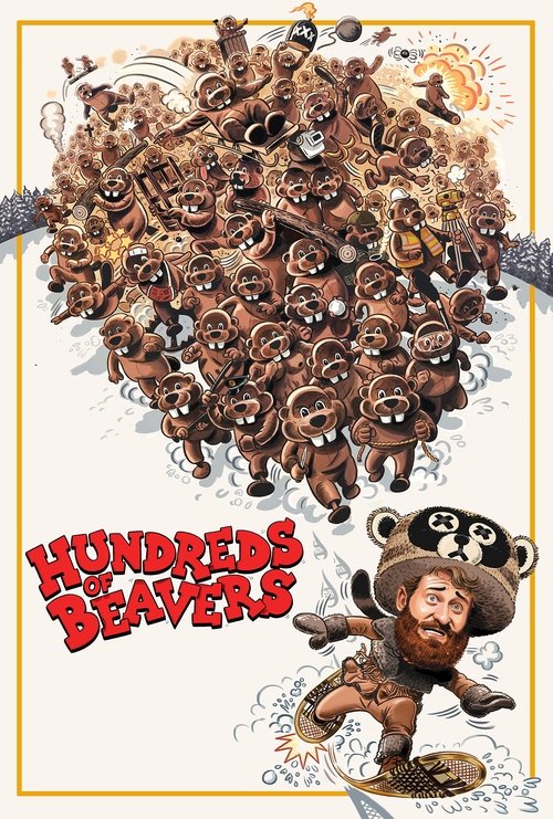 Hundreds of Beavers (2024) film posteri