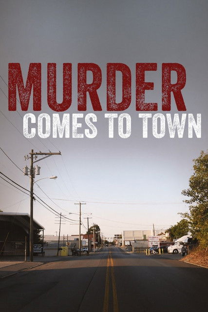 Murder Comes To Town (2014) film posteri