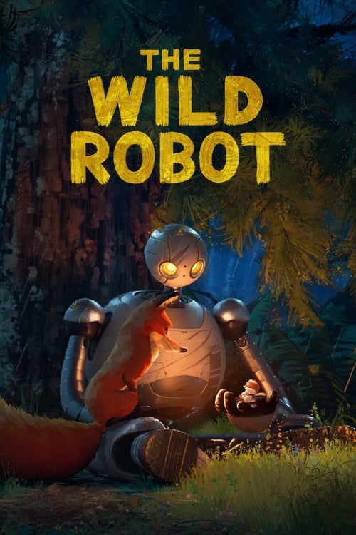 The Wild Robot (2024) film posteri