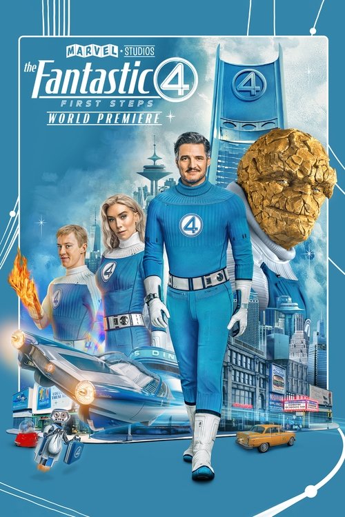 The Fantastic Four: First Steps (2025) film posteri