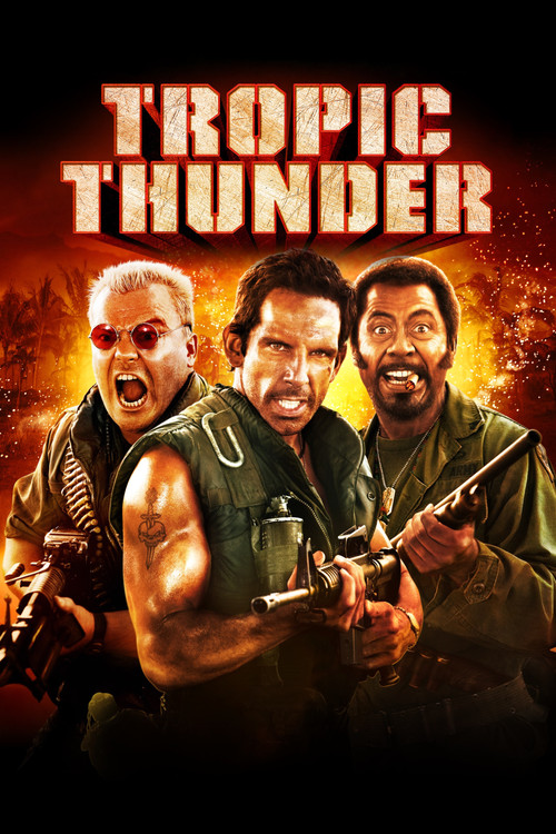 Tropic Thunder (2008) film posteri