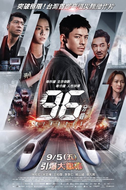 96 Minutes (2025) film posteri
