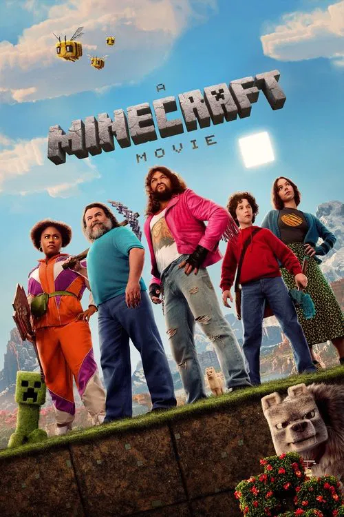 Bir Minecraft Filmi (2025) film posteri