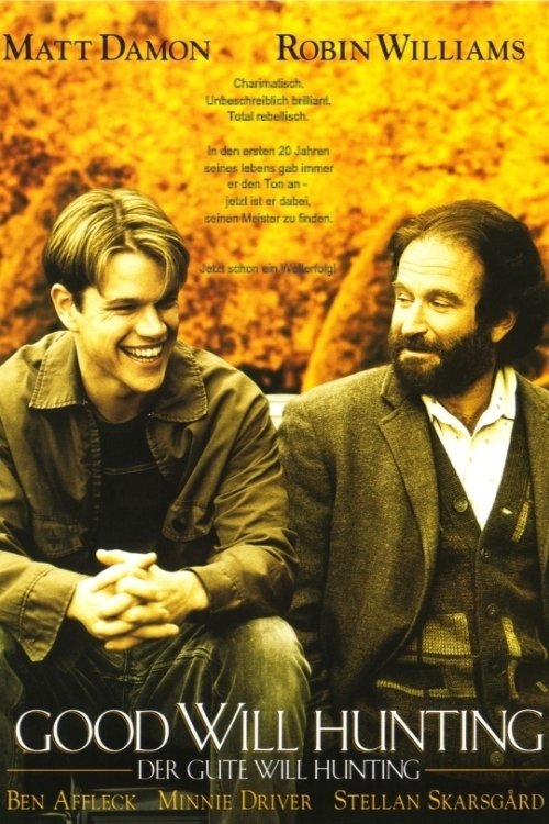 Good Will Hunting: Der gute Will Hunting (1997) film posteri