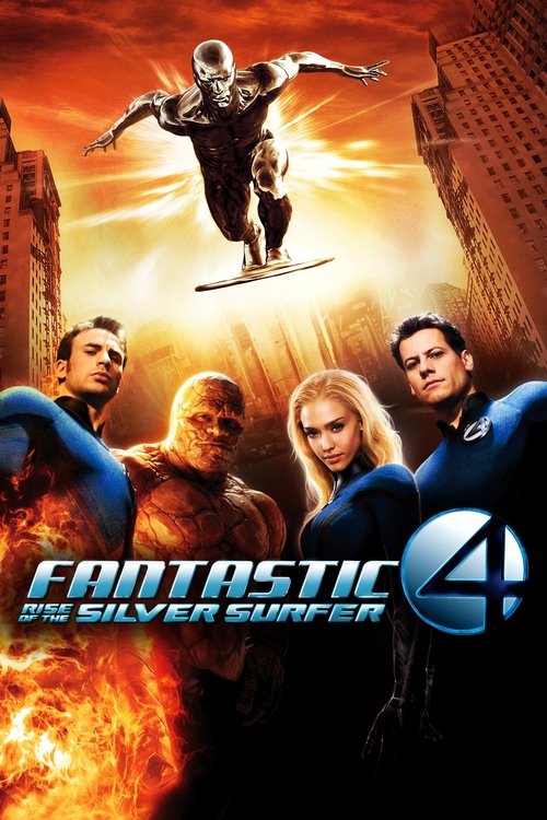 Fantastic Four: Rise of the Silver Surfer (2007) film posteri