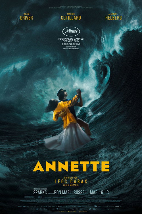 Annette (2021) film posteri