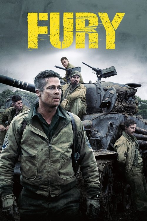 Fury (2014) film posteri