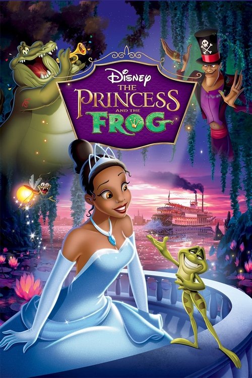 The Princess and the Frog (2009) film posteri