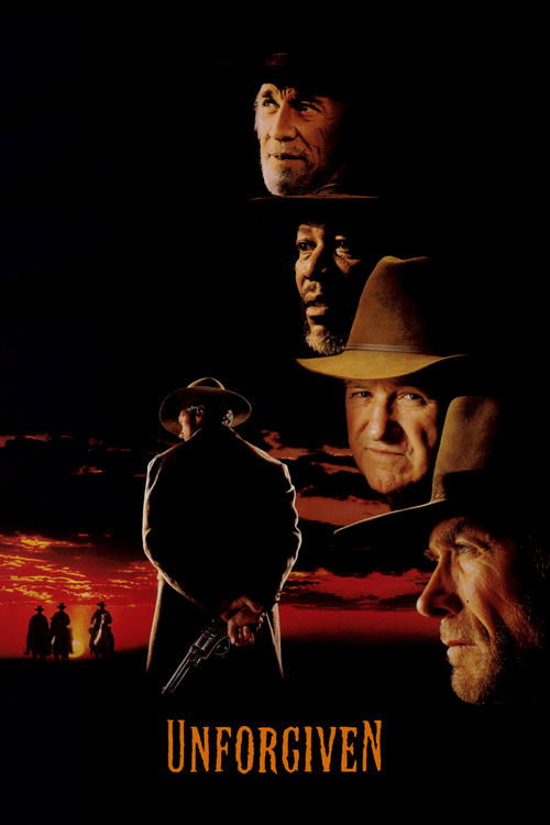 Unforgiven (1992) film posteri