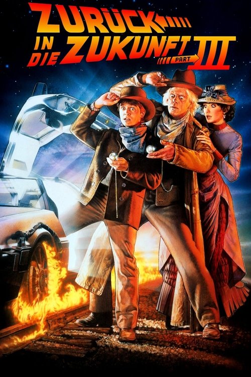 Zurück in die Zukunft III (1990) film posteri