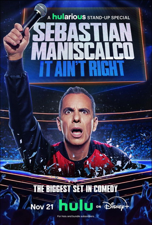 Sebastian Maniscalco: It Ain’t Right (2025) film posteri