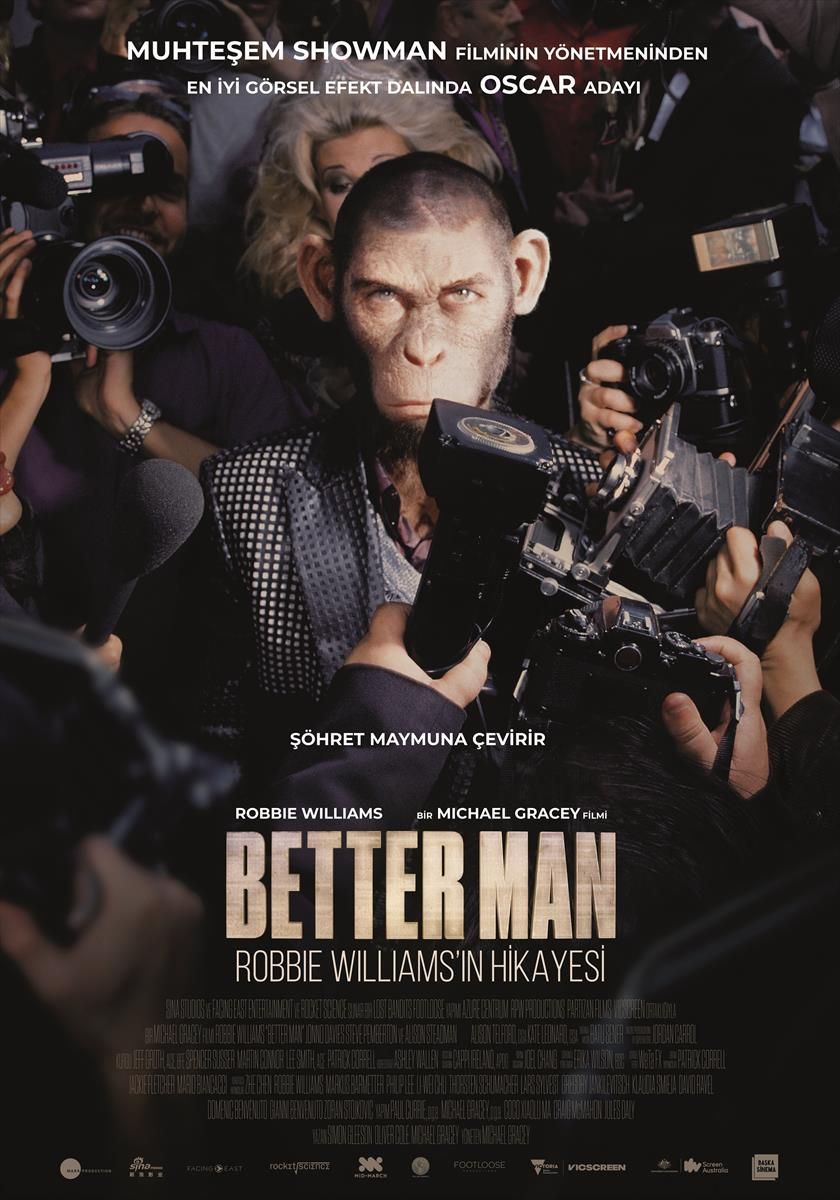 Better Man: Robbie Willams’ın Hikayesi (2025) film posteri