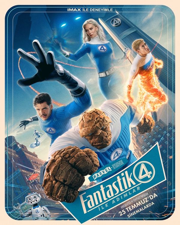 Fantastik Dörtlü: İlk Adımlar (2025) film posteri