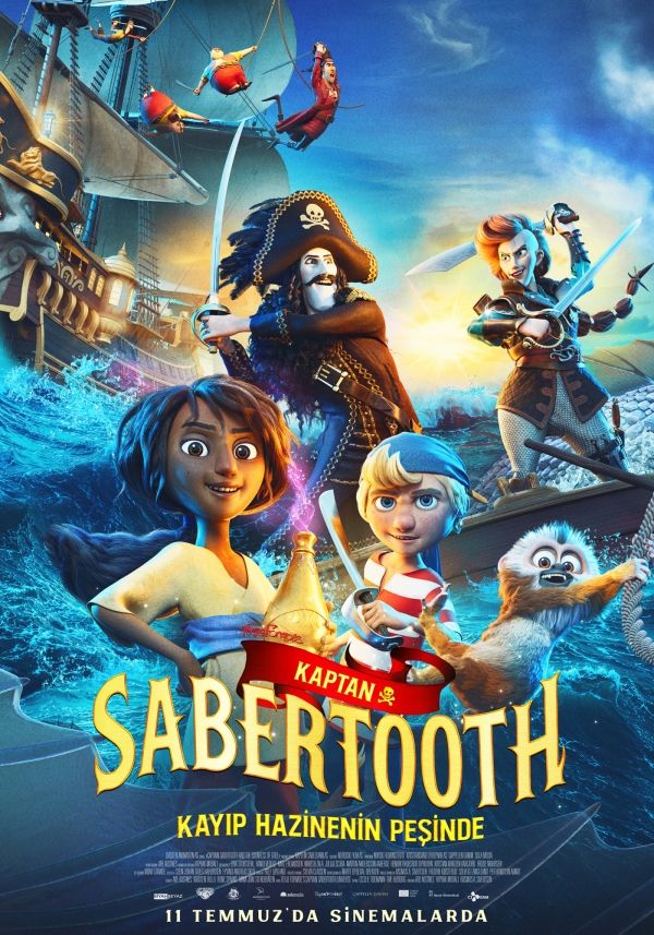 Kaptan Sabertooth: Kayıp Hazinenin Peşinde (2025) film posteri