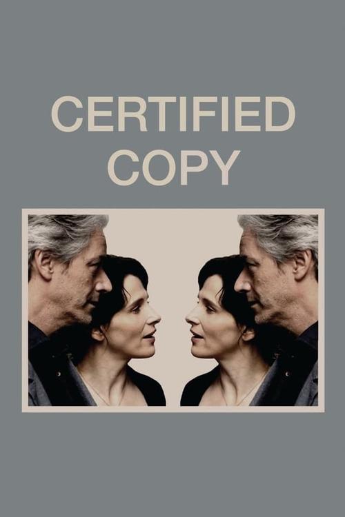 Certified Copy (2010) film posteri