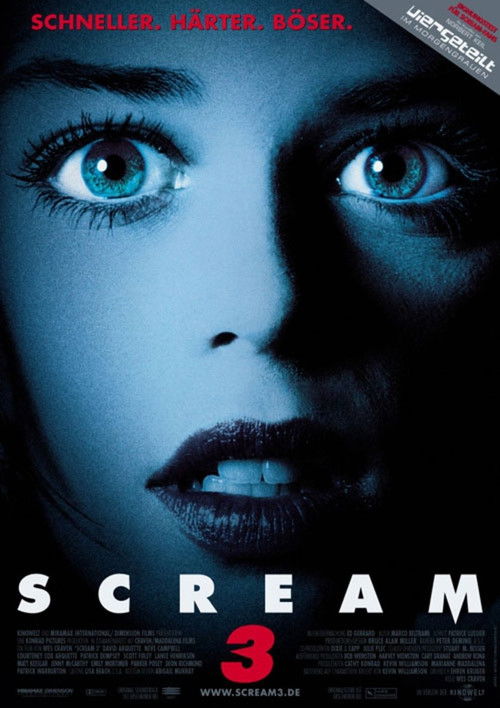 Scream 3 (2000) film posteri