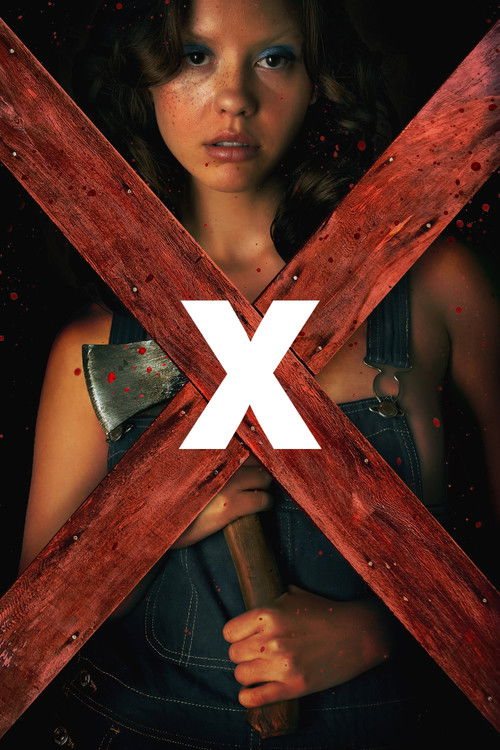 X (2022) film posteri