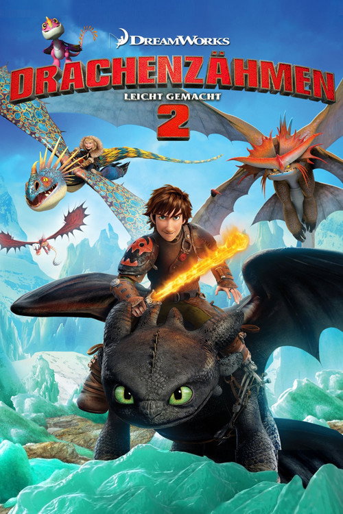 Drachenzähmen leicht gemacht 2 (2014) film posteri