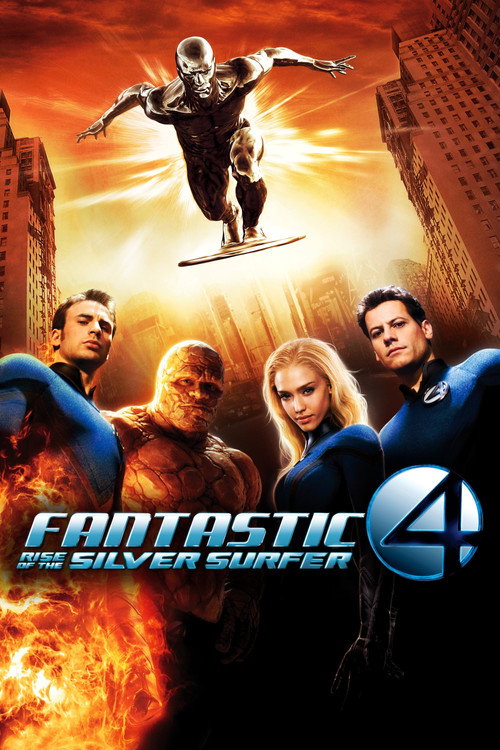 Fantastic Four: Rise of the Silver Surfer (2007) film posteri