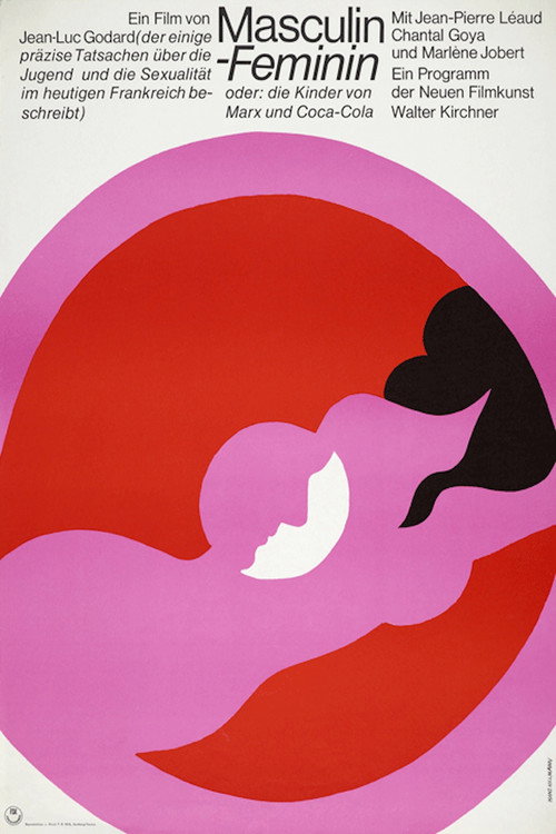 Masculin – Feminin oder: Die Kinder von Marx und Coca Cola (1966) film posteri